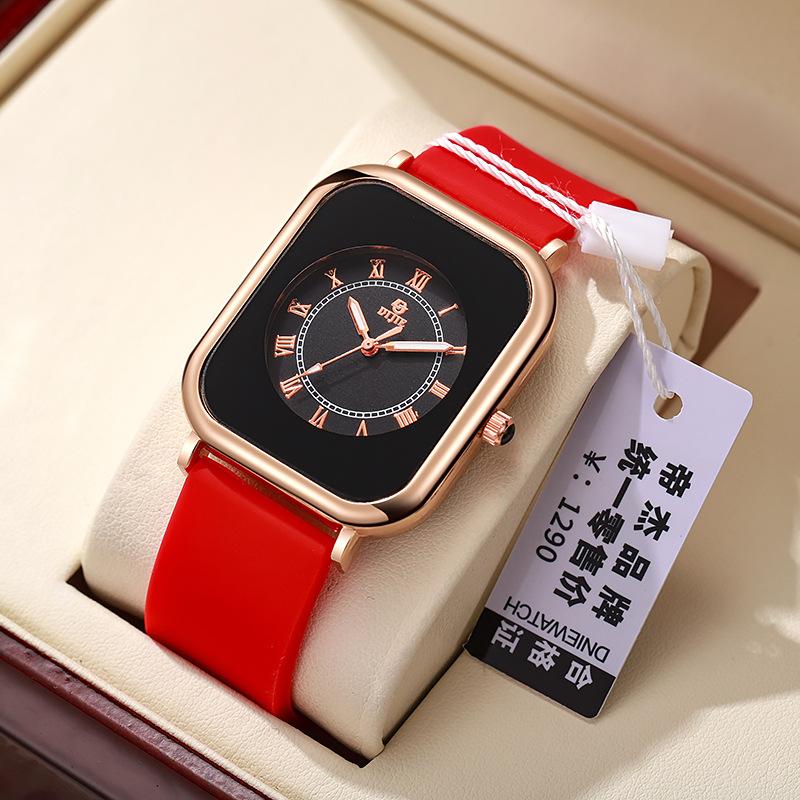 High-Value Square Student Square Quartz Watch Men S And Women S Watches High-End Versatile Light Luxury Quartz Watches