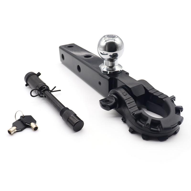 

Буксировочный крюк Tank 300: Усиленная кованая шаровая головка с квадратным зевом для надежной фиксации