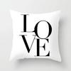 xcmNew Fashion Decorative Pillowcase BlackWhite Geometric Throw Cover Pillow Case Cushion For Living Room Square Home Decor