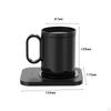 Warmer And Mug Set with Adjustable Temperature Control
