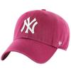 47 BRAND New York Yankees Clean Up Cap, Mens Burgundy Cap