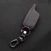 Leather Car Key Cover Bag For Scher-Khan Logicar 1/2/3/4/3i/4i/5i/6i Two Way Car Alarm System LCD Remote Control Fobs Shell Protector Case