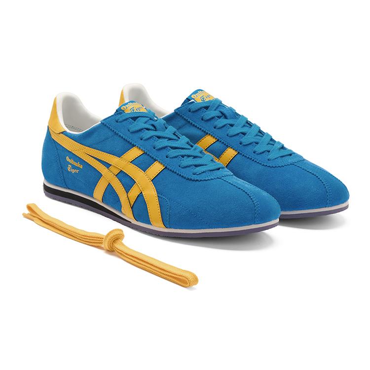 ONITSUKA TIGER Runspark Retro Comfortable Durable Low-Top Lifestyle Sneakers Unisex Sneakers Blue Yellow 1183C338-400