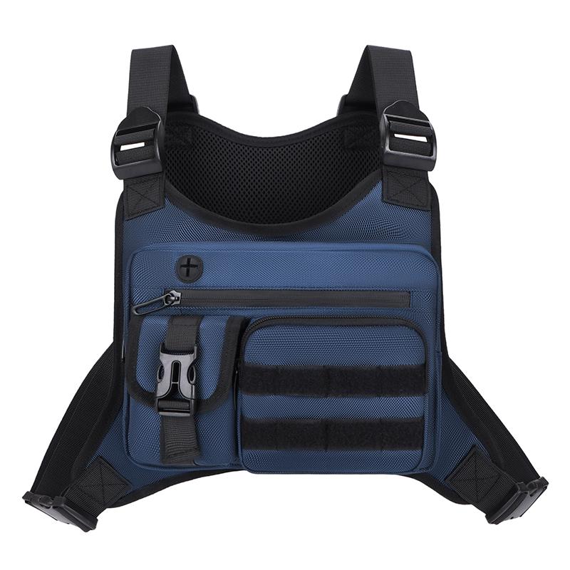 Tactical Men Vest Bag Waist Packs  Waterproof Men Chest Bag Backpack Fashion Trends Men Sling Shoulder Bag Bolsos
