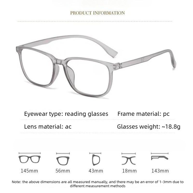 Stilvolle Fotochemische High-Definition-Presbyopiebrille Ultraleicht Bequem Anti-Blaulicht Lesebrille 0 bis +4,0