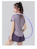 Women's Quick-Dry Anti-Exposure Yoga Shorts - Two-Piece Design, Running/Fitness, Thin Three-Quarter Length