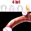 Wireless Vibrator Telescopic Dildos For Women Big Dildo Vibrador Heating Skin Feeling Dick Realistic Penis Large falos Silicone