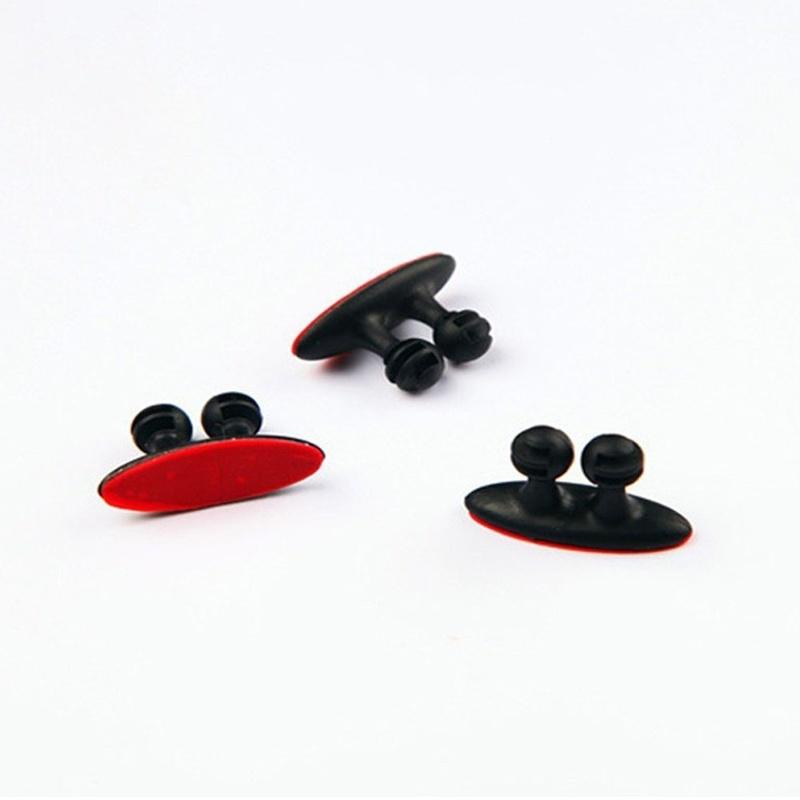 Klasik Araç Şarj Cihazı Hattı Toka Kelepçesi Kulaklık/USB Kablosu Araba Klipsi