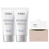 Dalba Waterful Essence Sun Cream SPF50+ PA++++ 50ml X 2p + Balancing Vegan Gel Cleanser 3ml X 5p Set