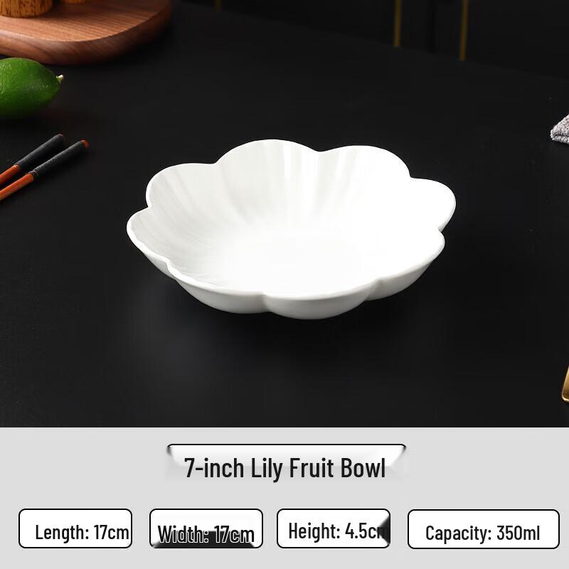 Jingdian Guangnian Creative Floral Ceramic Plate