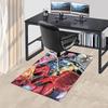 1 Stück Power Rangers Anime Cartoon Design Bürostuhlmatte Rutschfeste Teppichmatte für Heimdekoration, Wohnzimmer, Schlafzimmer, Spielzimmer - Perfektes Geschenk für Fans.T017