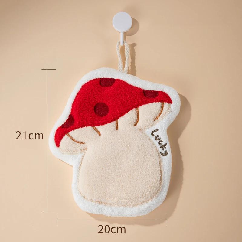 New variety of patterned hand towels with strong absorbency, kitchen and bathroom hand towels, cartoon hand towels for easy hang