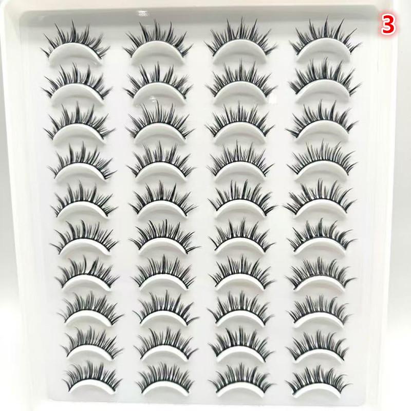 20 Pairs 3D Lashes Cat Eye Eyelashes Natural Hair False Eyelashes Long Dramatic Eye Makeup Fake Lashes Fluffy Cilios Lashes
