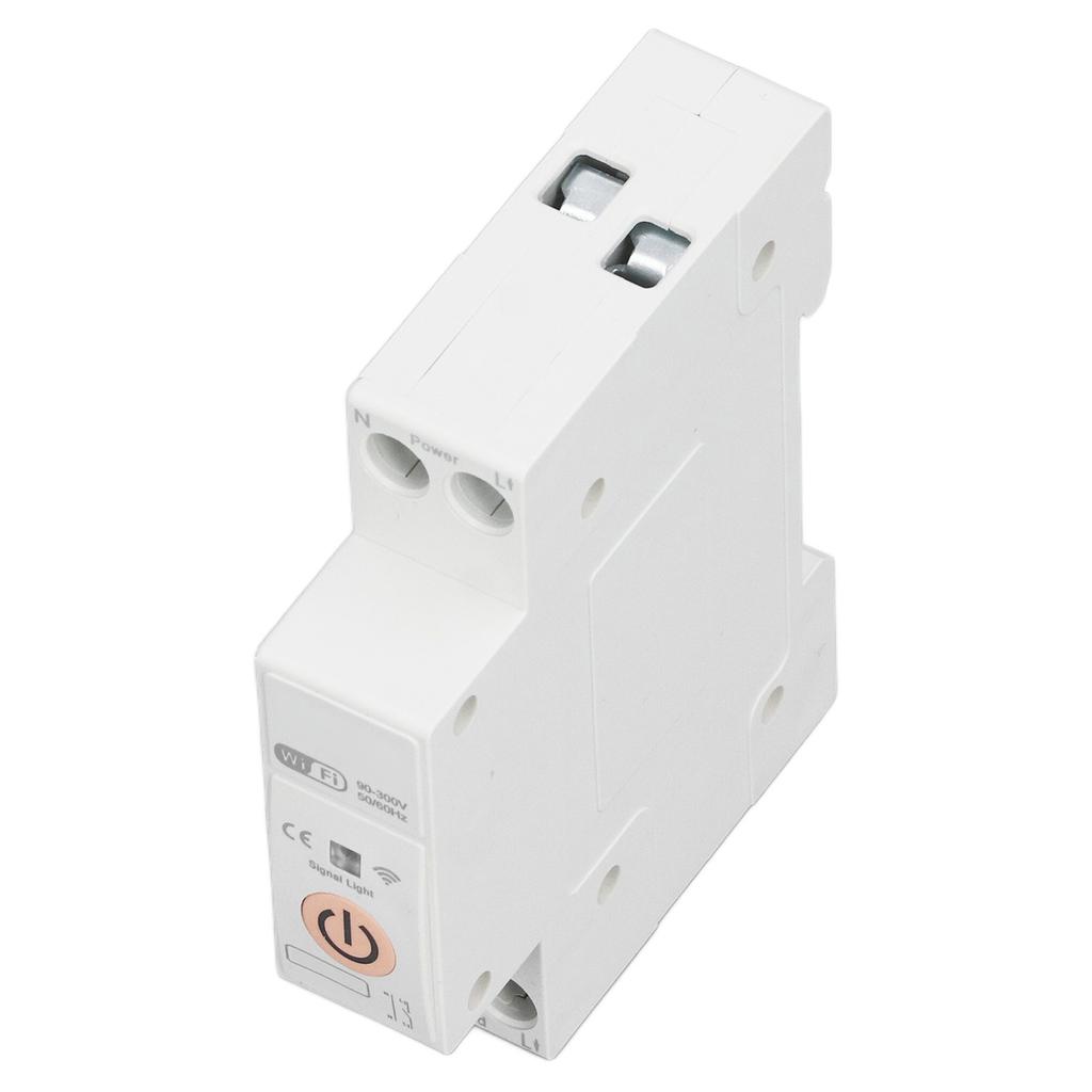 Din Rail Circuit Breaker Remote Control Smart WIFI Switch for Household Appliances AC 90‑300V 2P