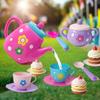 Kids Pretend Play Tea Set Toy, Simulation Kitchen Playset, Perfect Birthday Gift for Boys and Girls