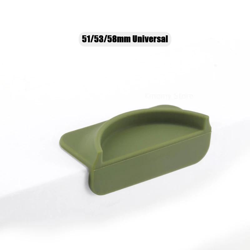 Universal Espresso Coffee Tampers Mat Station Press Tampering Holder Corner Mat Pad Silicone Coffeeware Tamping Barista Tools