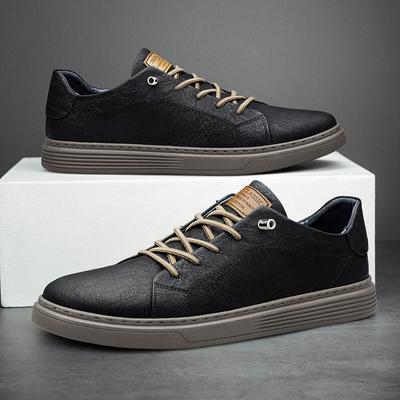 Moda Moda Scarpe Casual da Esterno Scarpe da Uomo in Vera Pelle Scarpe da Ginnastica di Marca Scarpa Nuova da Skateboarding Versatile Scarpe Comode Uomo