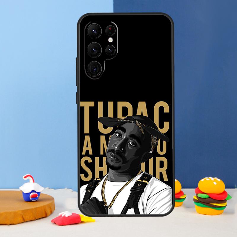 Tupac 2pac Shakur Phone Case For Samsung Galaxy S24 S25 Ultra S9 S10 S20 S22 S21 S23 Plus S24 FE Cover Coque