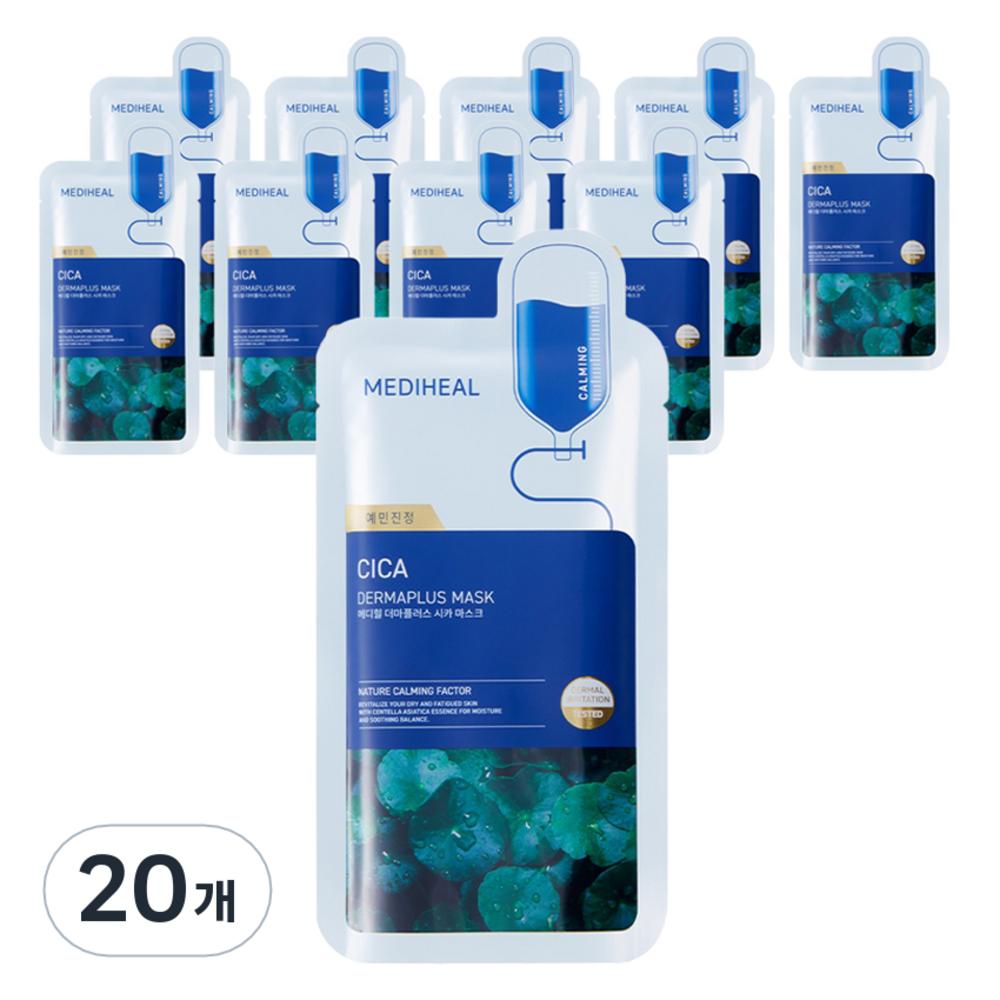 

Маска Mediheal Derma Plus Cica, 1 упаковка, 20 шт.