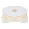 [Tekdeere]Width 38mm Solid Ivory Grosgrain Ribbon, Perfect for Gift Wrapping, Sewing, Hair Accessories, Wedding Decorations - 91m/roll