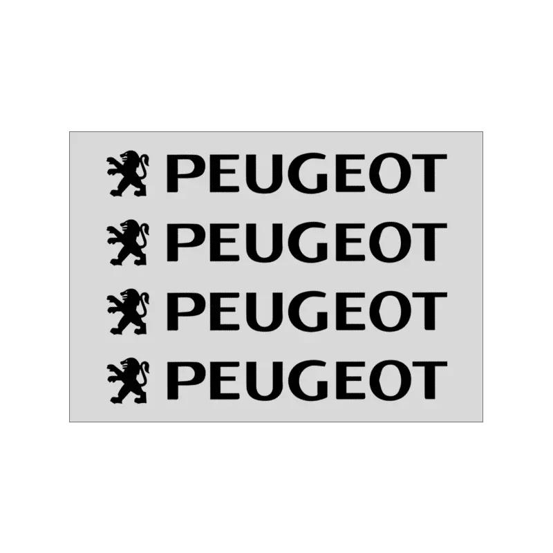 

Car Sticker Door Handle Stickers Tire Rear View Mirror Decals For Peugeot 208 301 RCZ 407 408 4008 308 3008 Rifter 5008 508 2008 чёрный