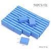 50pcs Double Sided Mini Nail File Block Sanding Polishing Nail Care Tools Nail Care Filesanding Polishing Nail File