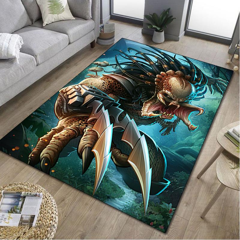 1 Stück Der Predator Druckteppich - Heimdekoration Teppich Für Wohnzimmer Schlafzimmer Bodenbelag Computerstuhl Bereichsteppich