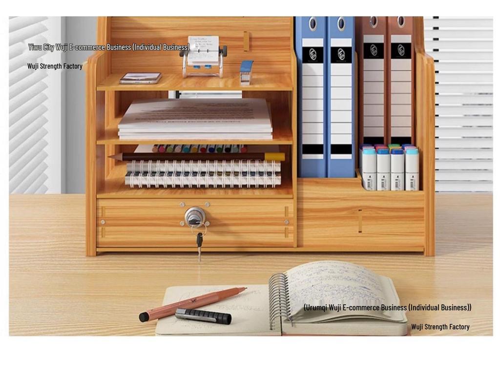 Desktop Organizer Storage Box with Drawers