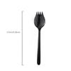 4 Piezas Vajilla Negra Camping Viaje Un Cuchillo y Tenedor Cubiertos Anfibios Cuchara Tenedor Acero Inoxidable 304 Fideos Aperitivo