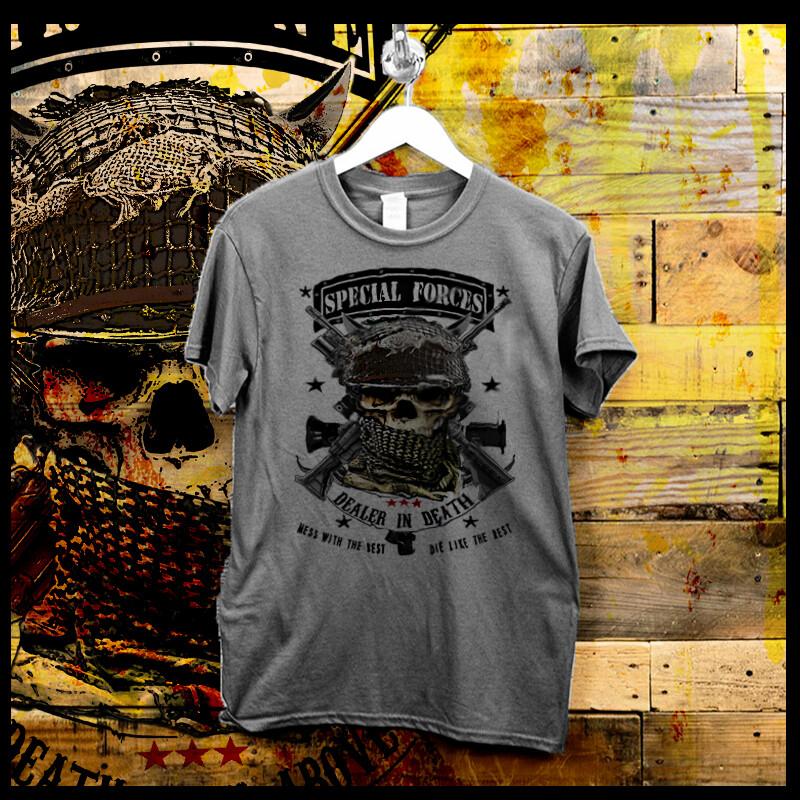 Military Infantry Special Forces Iraq Afghan War Infantryman Combat Arms Battle Unisex T-Shirt L
