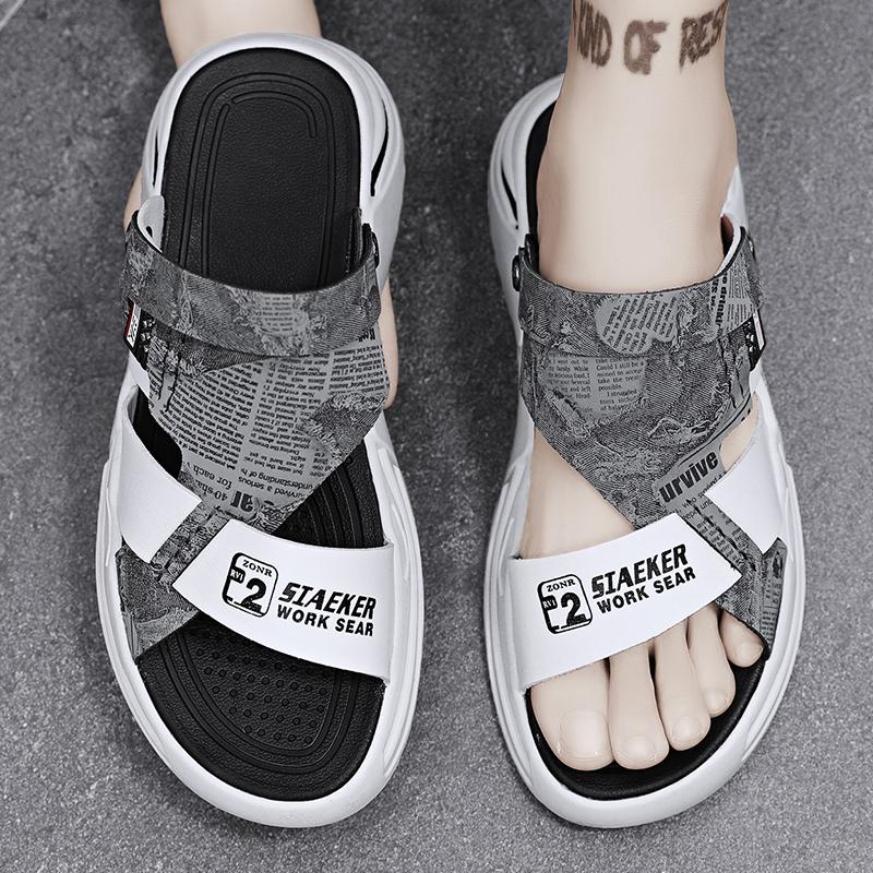 Neue bequeme Herrensandalen, leichte Strand- und Outdoor-Designs für den Sommer, weiche Eva-Hausschuhe für Herren, explosiver Stil, Herrenschuhe