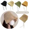 Sunshade Straw Hat Anti-UV Women Lady Girl Fisherman Hats Sun Visor Hats  Spring Summer Autumn