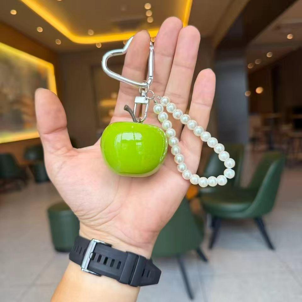 Fashion Keychain Bag Hanging Simulation Apple Fruit Pendant Accessories Creative Apple Pendant Accessories