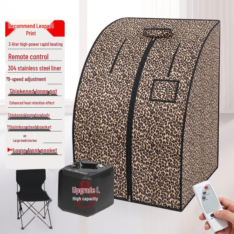 JingMeiLe Tragbare Heim-Dampfsauna-Box und Begasungsmaschine.
