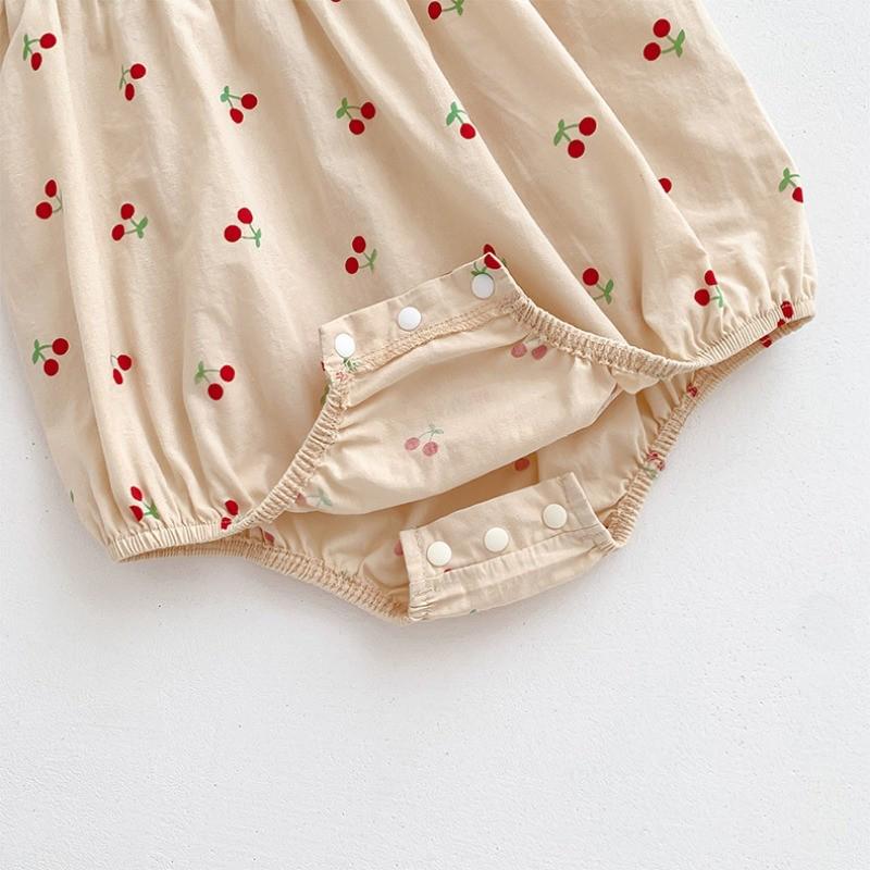 Summer Sleeveless Baby Girls' Korean-Style Doll Collar Romper - Fashionable, Comfortable, Cute