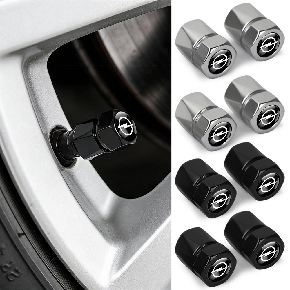 4pcs New 3D Car Styling Diamond Tire Valve Metal Dust Caps Tire Decoration For Opel OPC Astra G H J K F Corsa D Zafira B Mokka