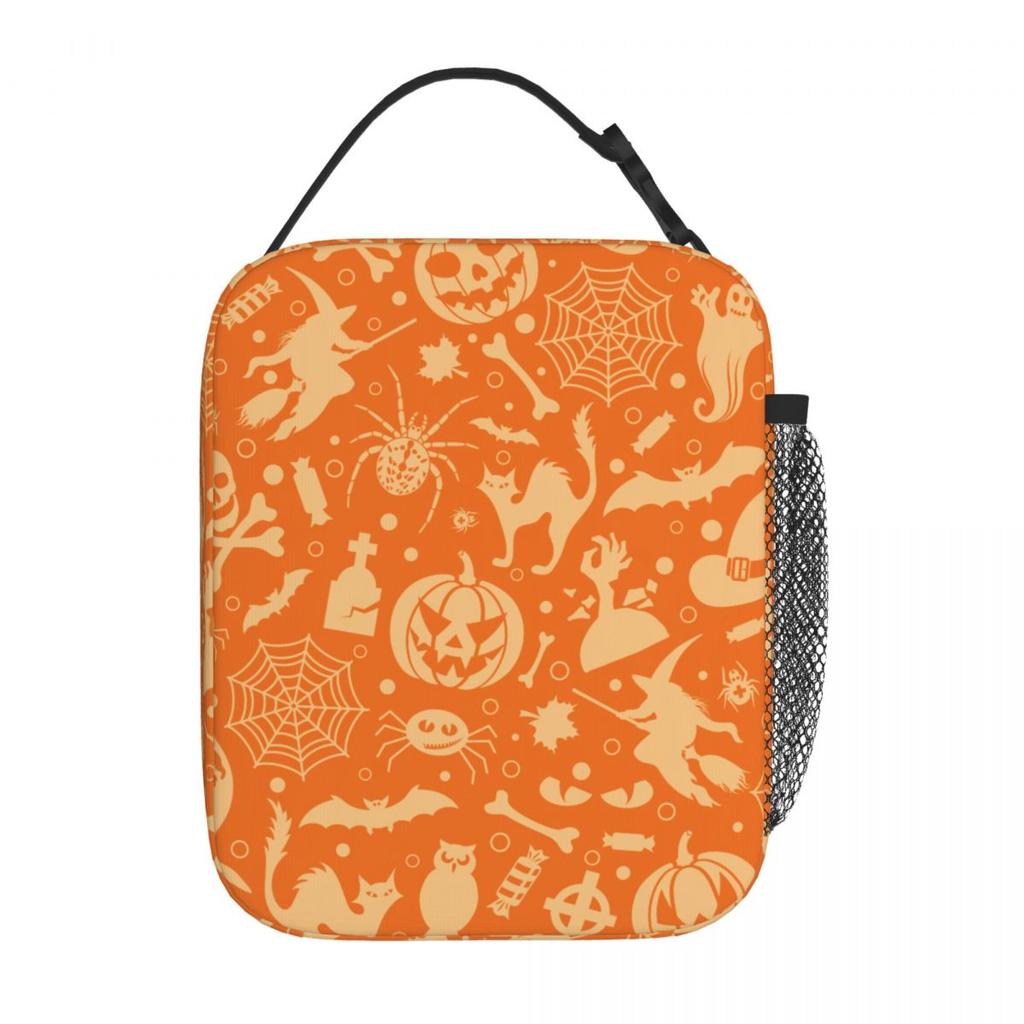 Bestselling 140822background_halloween_123_2 Large Capacity Kids Lunch Bag Balanced Diet Pack Office Lunch Bag