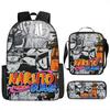 Naruto NARUTO Student School Bag 3D Digital Cartoon Printed School Bag Grade 3-6 Backpack