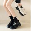 Autumn Fashion Shoes for Women Platform Casual Woman Pumps British Style Oxfords Round Toe Female Footwear Preppy New Retro