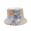 Printed Tie-Dye Bucket Hat For Men And Women Outdoor Sunscreen Bucket Hat Graffiti Double-Sided Basin Hat Trend