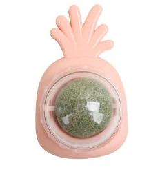 Catnip Balls Wall Stick-on Ball Toys Cat Mint Ball Healthy Natural Removes Hair Balls To Promote Digestion Pet Cat Grass Snacks