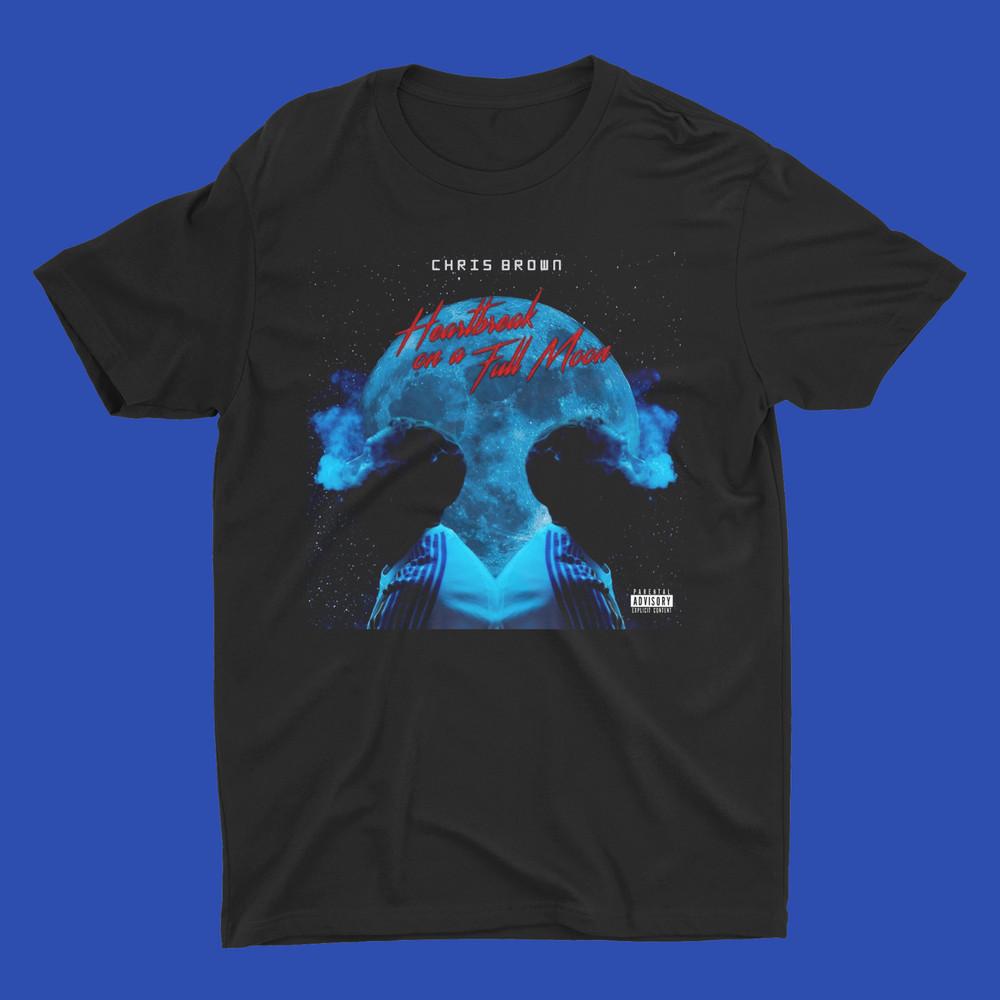 

Chris Brown Heartbreak On A Full Moon T-Shirt Cotton All Size - Unisex T-Shirt XXXXL