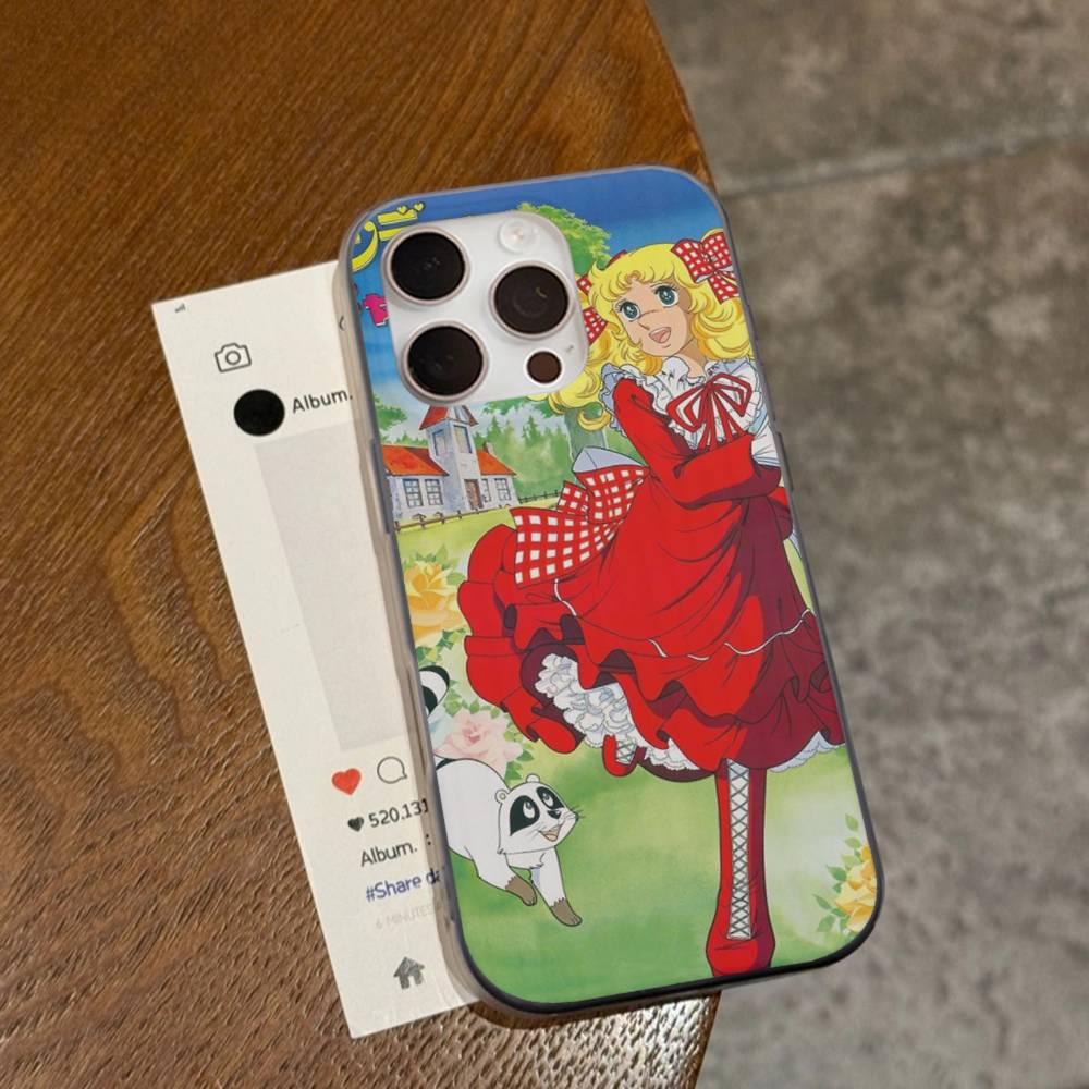 

Classic Anime C-Candy C-Candy Phone Case For IPhone 16 15 17 Pro 11 12 13 14 Pro Max Plus Soft Ripple Silicone Cover Shell iPhone 13 pro