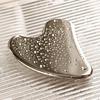 1pc Gua Sha Facial Tool Stainless Steel GuaSha Massage Tool Natural Universal Facial Silver Metal Gua Sha Board Beauty Skin Care