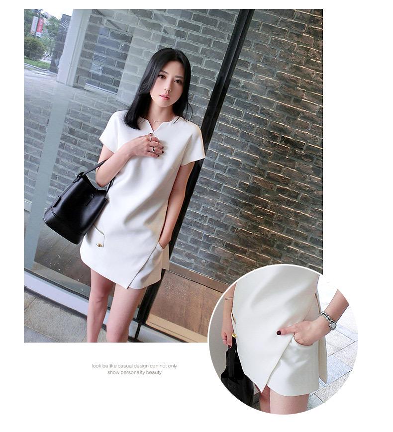 2023 Women's Stylish Hong Kong-Style Top & Skirt Shorts Set - Summer Petite Two-Piece Outfit