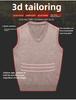 Woodpecker Men's V-neck Knitted Sleeveless Vest for Autumn and Winter
