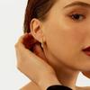 Earrings Men's High-end Sense of Color Zircon Ear Buckles Earrings Niche Design Sense Unique Light Luxury Simple Earrings Women 2026