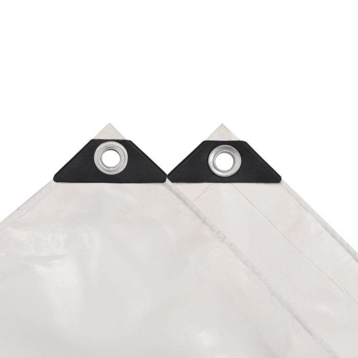 VidaXL Bâche 650 g / m² 3 x 5 m Blanc