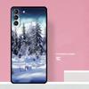 Landscape Winter Light Snow Phone Case For Samsung Galaxy S26 S25 S24 S20 S21 S22 S23 Ultra S10 Plus S25 FE Cover Coque