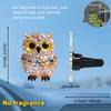 2D flat owl car vent clip decorative diffuser (fragrance not included), car interior decoration, aromatherapy clip, ideal for holiday gifts